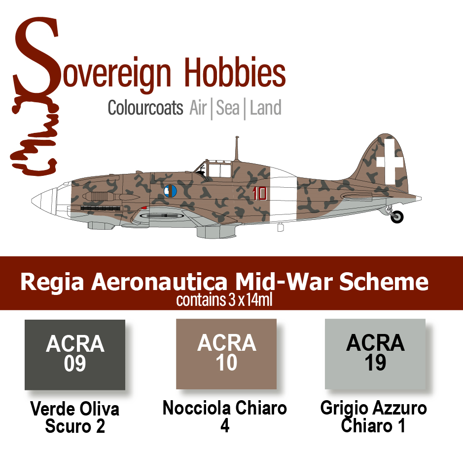 Colourcoats Set Regia Aeronautica Mid War Set 1 Sovereign Hobbies